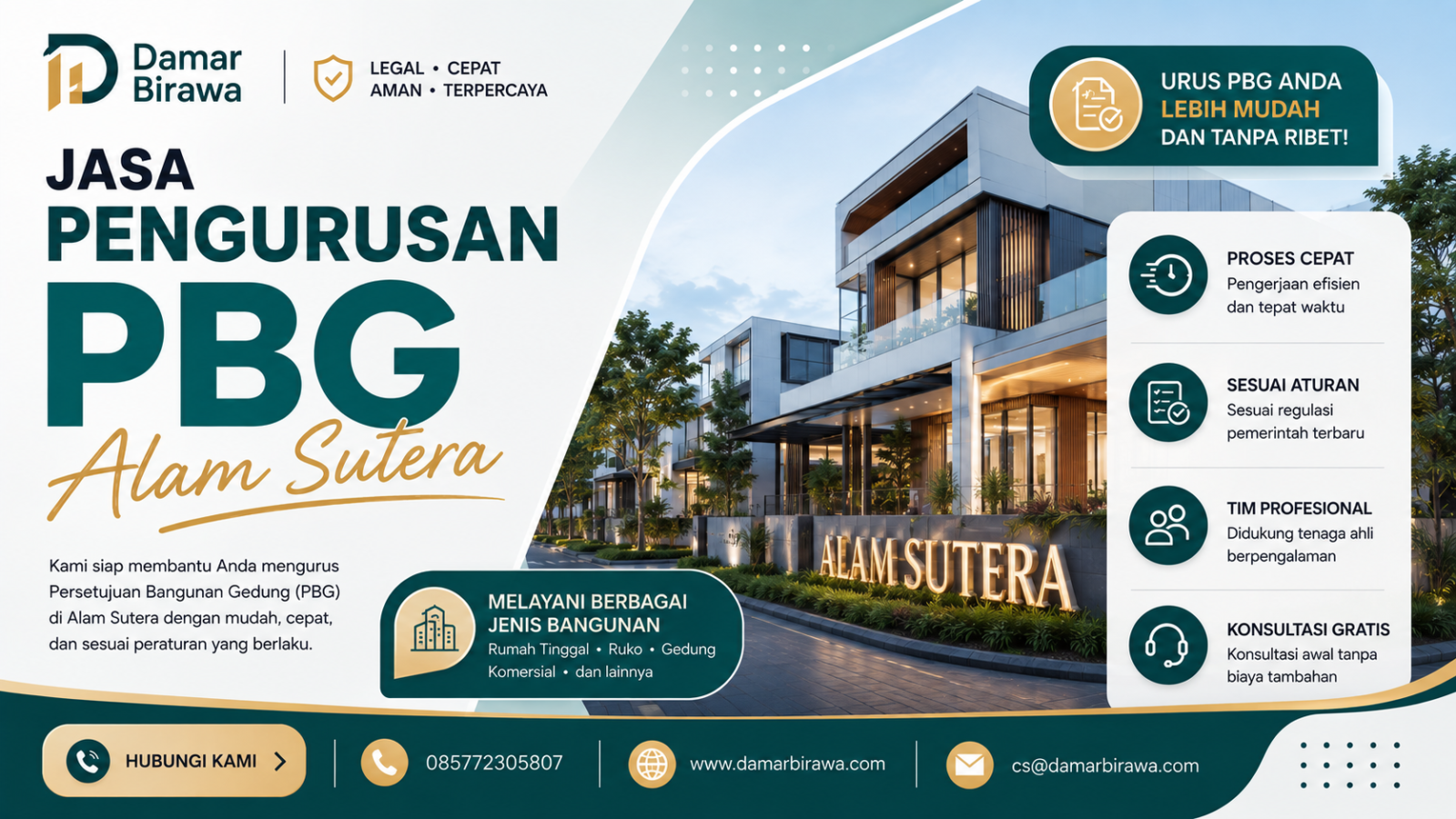 Jasa Pengurusan PBG Alam Sutera