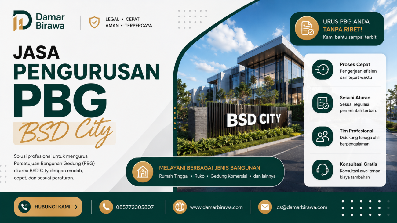 Jasa Pengurusan PBG BSD City