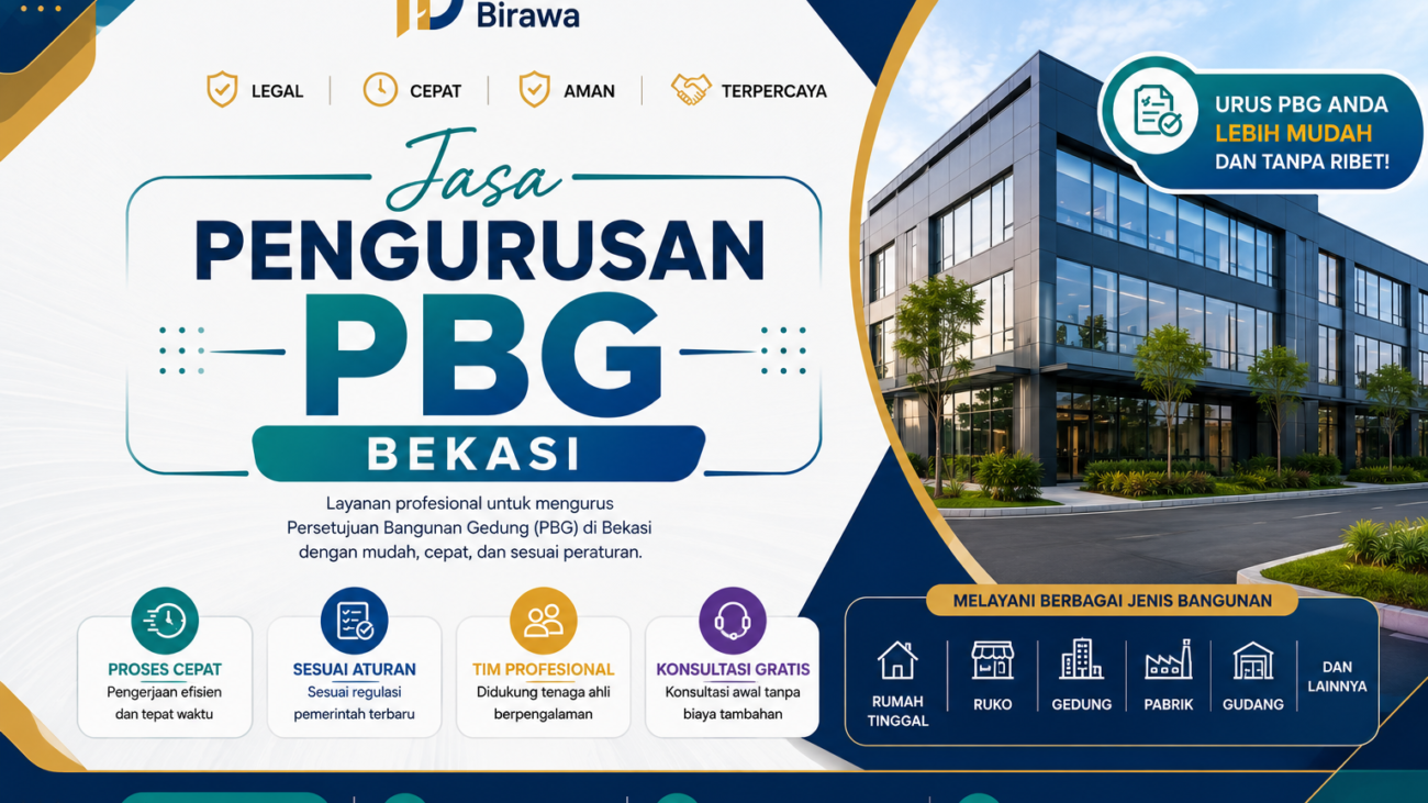 Jasa Pengurusan PBG Bekasi