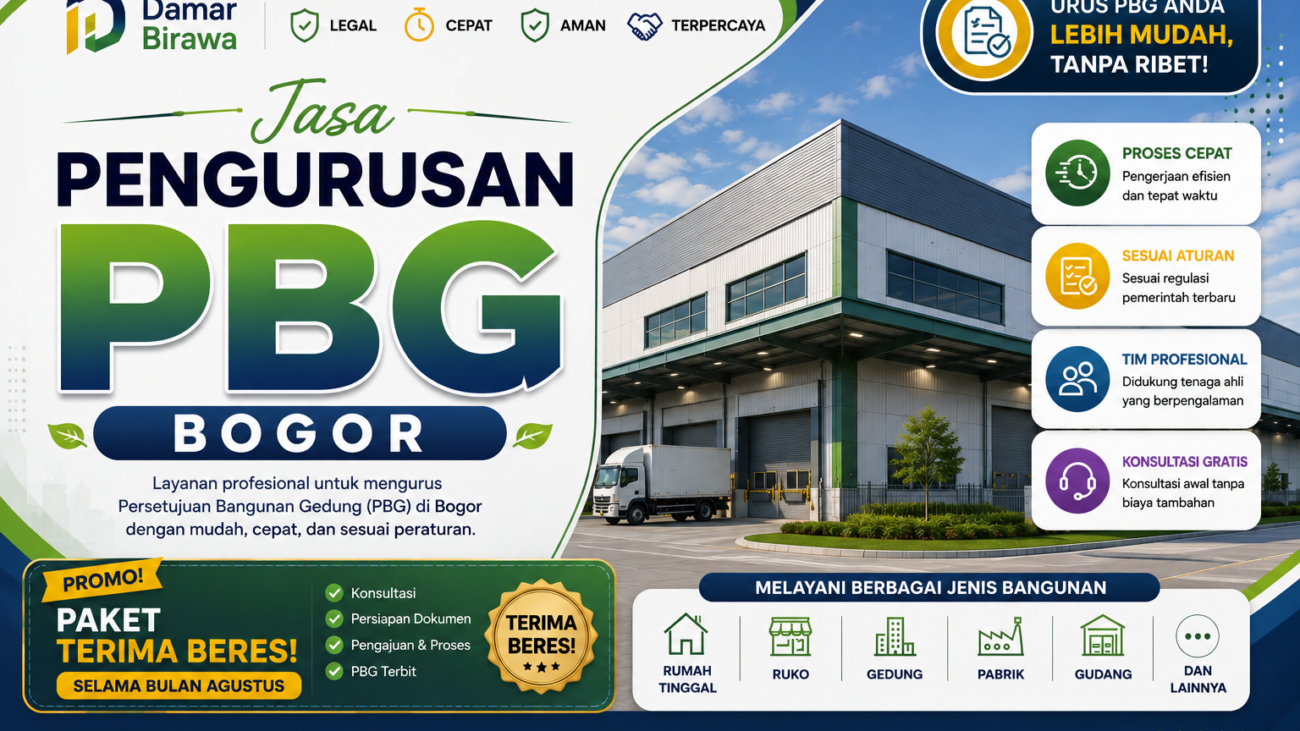 Jasa Pengurusan PBG Bogor