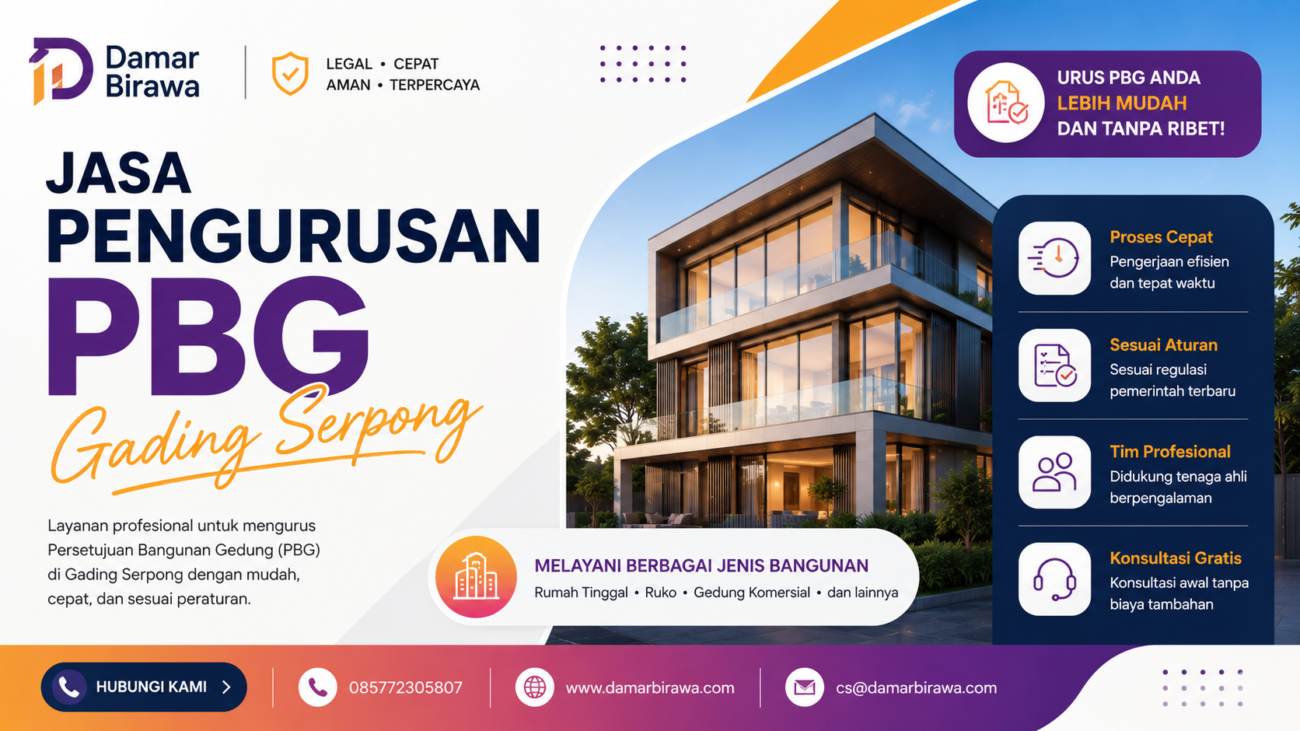 Jasa Pengurusan PBG Gading Serpong