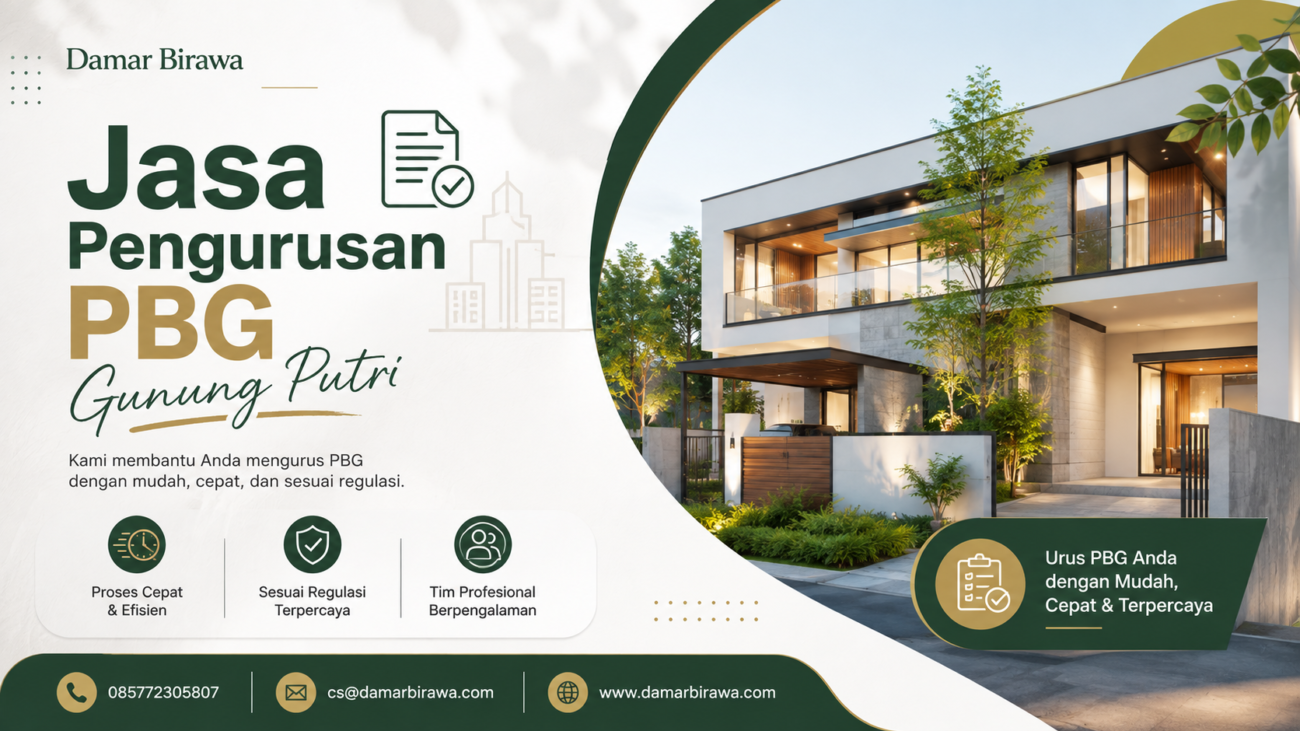 Jasa Pengurusan PBG Gunung Putri