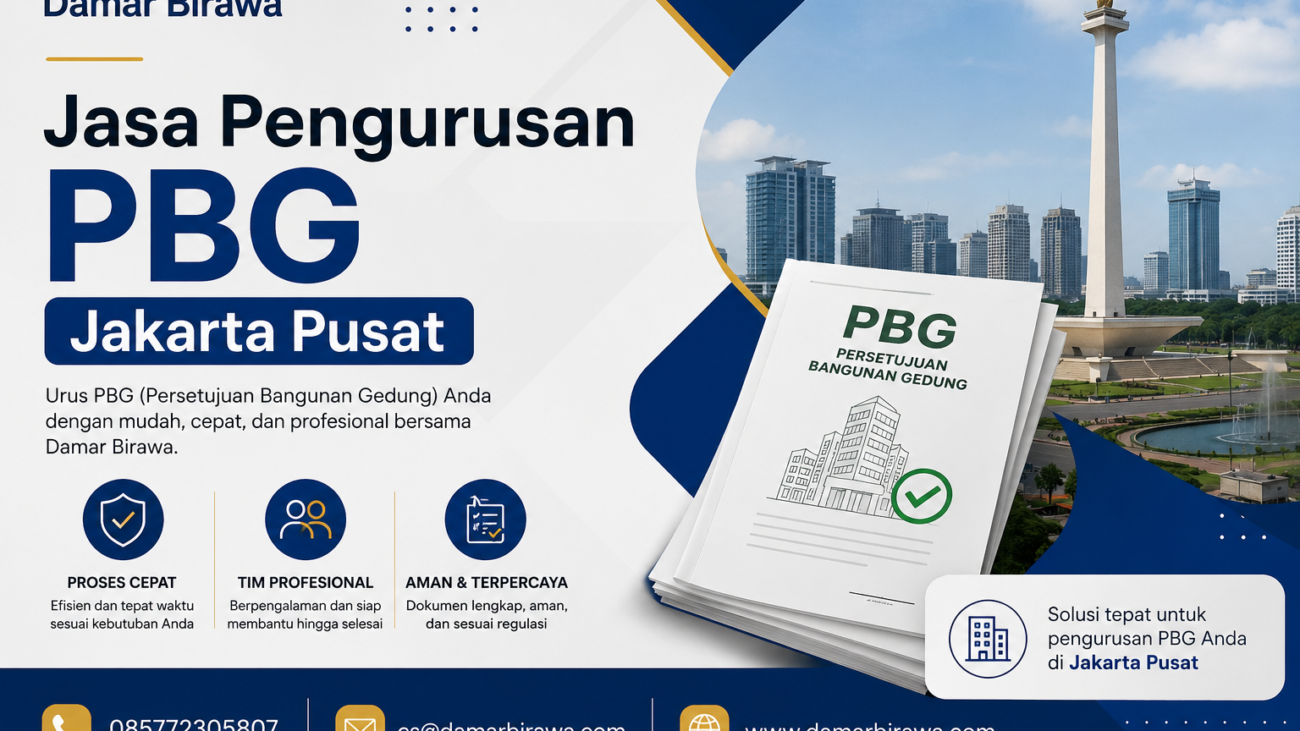 Jasa Pengurusan PBG Jakarta Pusat