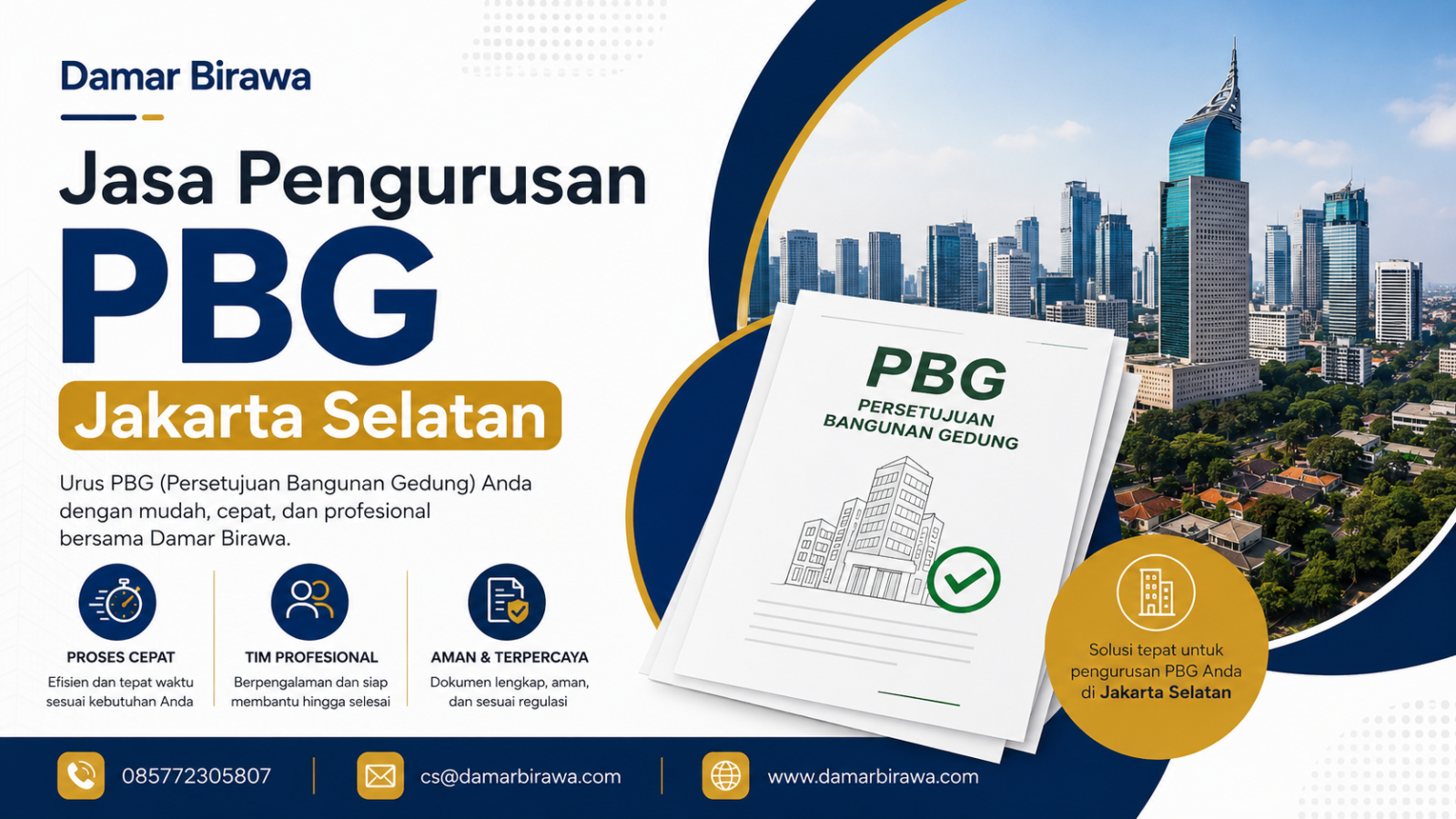 Jasa Pengurusan PBG Jakarta Selatan