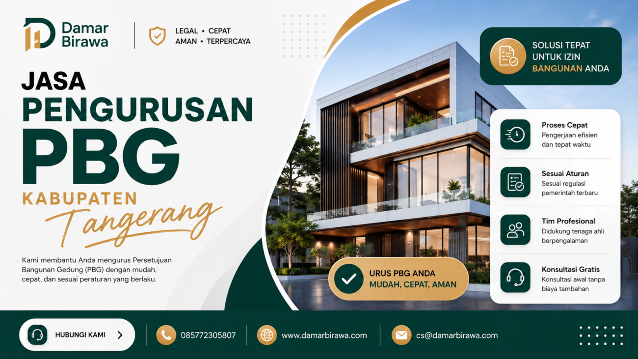 Jasa Pengurusan PBG Kabupaten Tangerang