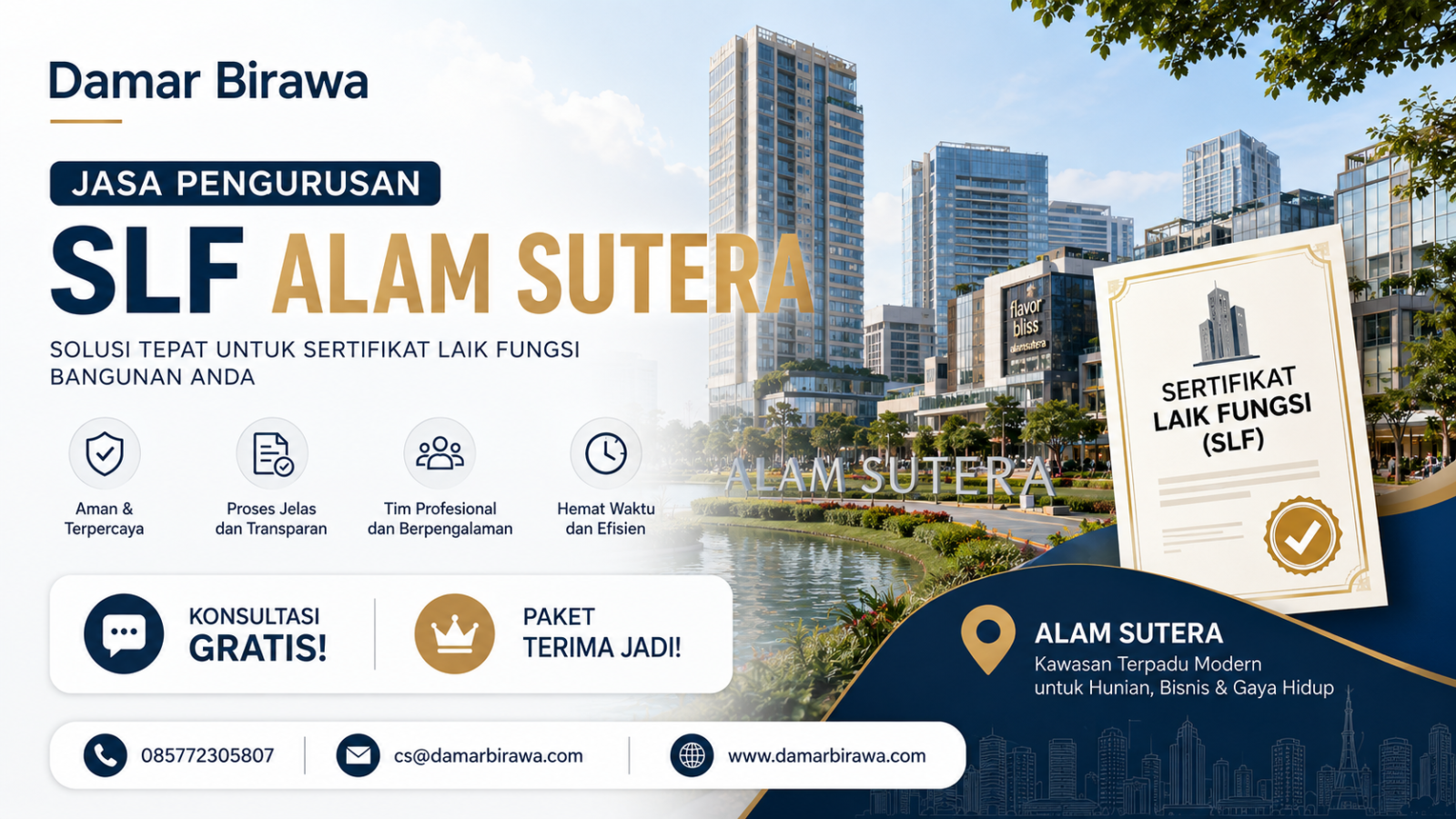 Jasa Pengurusan SLF Alam Sutera
