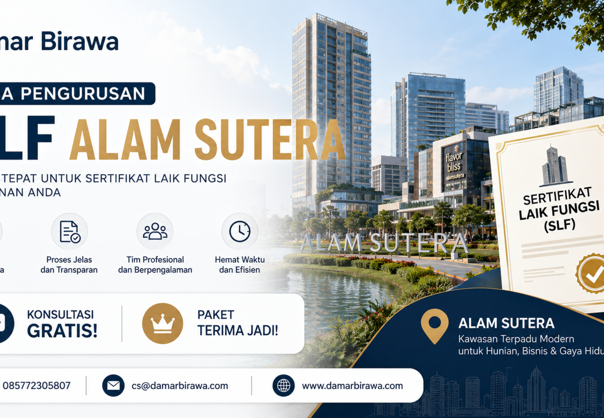 Jasa Pengurusan SLF Alam Sutera