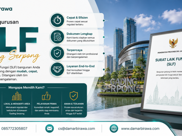 Jasa Pengurusan SLF Gading Serpong