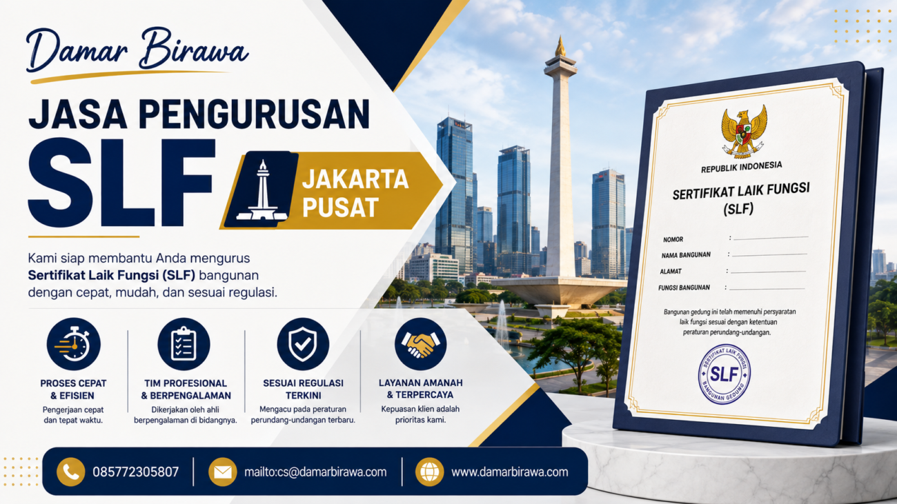 Jasa Pengurusan SLF Jakarta Pusat