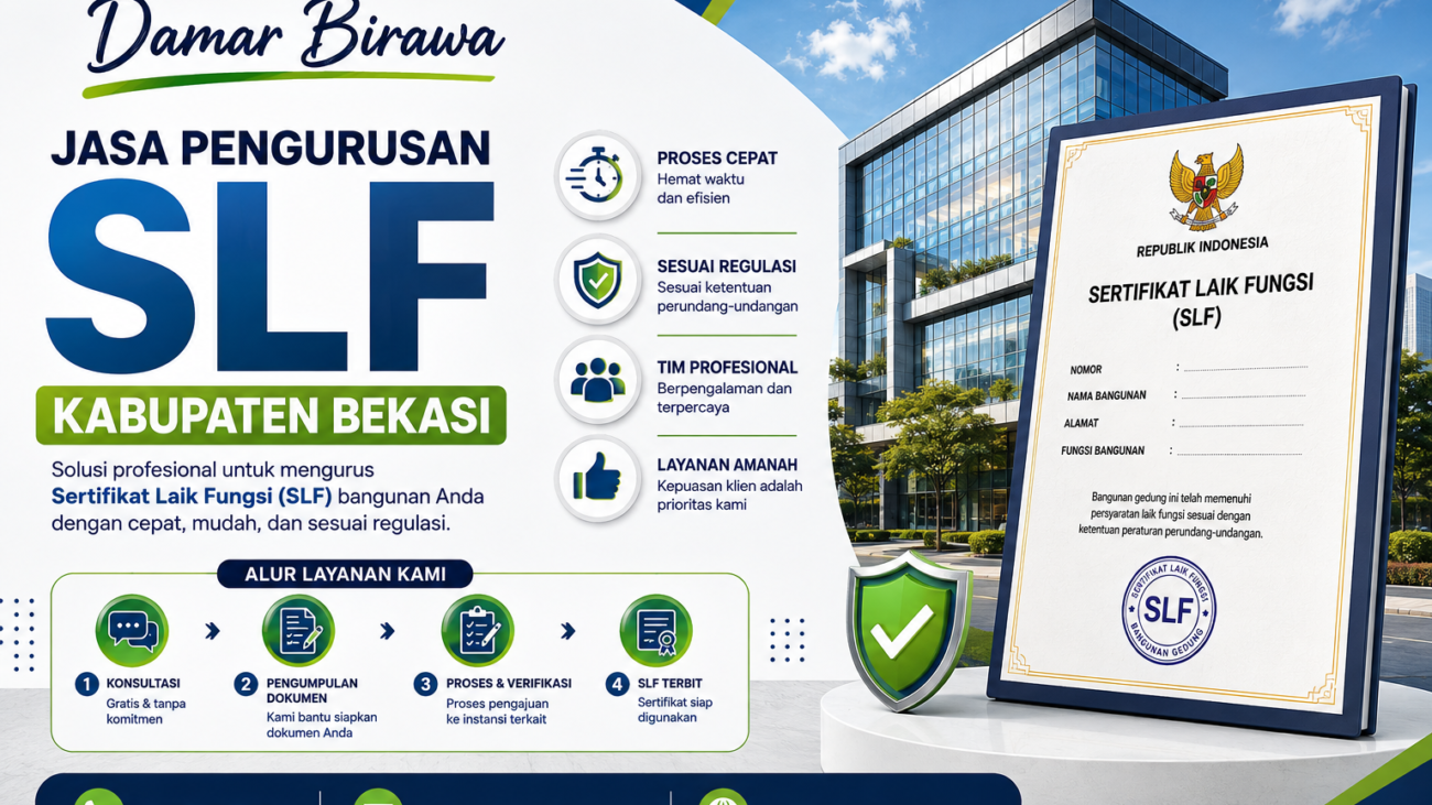 Jasa Pengurusan SLF Kabupaten Bekasi
